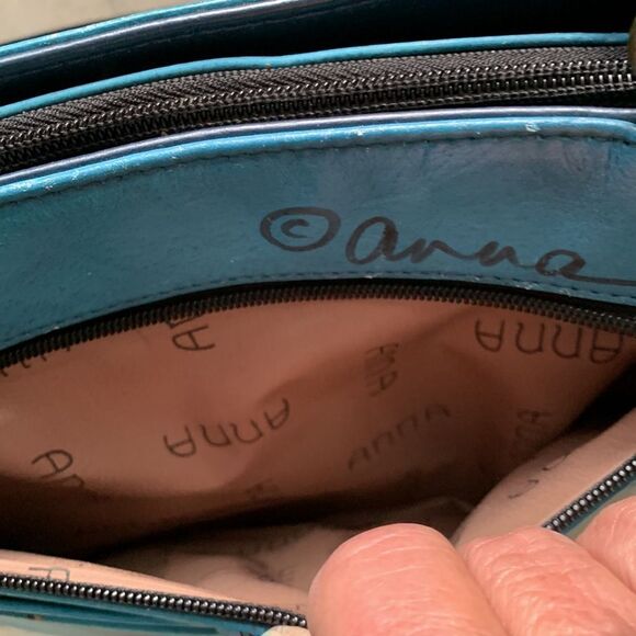 Anna by Anuschka handbag.  All leather and hand painted - Picture 4 of 14